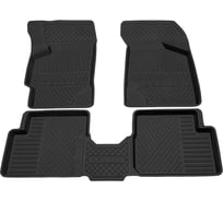 Салонный резиновый коврик REZKON для Kia Spectra 05-09 черный 1021035100
