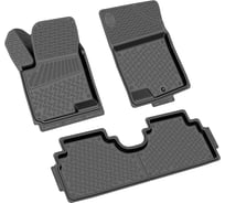 Салонный резиновый коврик REZKON для Kia Venga 11-18 черный 1021045100