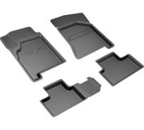 Салонный резиновый коврик REZKON для LADA 2110-2112 Lux черный 1039050100