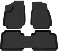 Салонный резиновый коврик REZKON для LADA 4x4 21213-214 Premium черный 1039035100