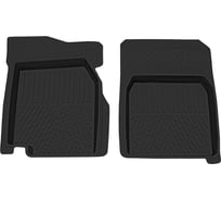 Салонный резиновый коврик REZKON для LADA Classic 2101-2107 передний ряд сидений, черный 1539005300