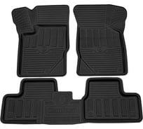 Салонный резиновый коврик REZKON для LADA Granta Comfort черный 1039015200