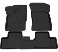 Салонный резиновый коврик REZKON для LADA Granta Premium черный 1039015300