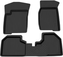 Салонный резиновый коврик REZKON для LADA Niva Travel-Chevrolet Niva Premium черный 1039040200