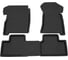 Салонный резиновый коврик REZKON для LADA Priora 2170-2171-2172 Comfort черный 1039025300 1