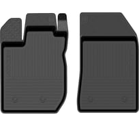 Салонный резиновый коврик REZKON для LADA X-Ray Optima передний ряд сидений, черный 1539055300