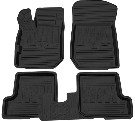 Салонный резиновый коврик REZKON для LADA X-Ray Optima Comfort черный 1039055100 1