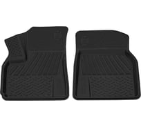 Салонный резиновый коврик REZKON для Lifan X60 12-Н.В. передний ряд сидений, черный 1522015100