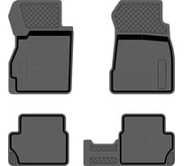 Салонный резиновый коврик REZKON для Mazda 2, 07-14 черный 1023005100