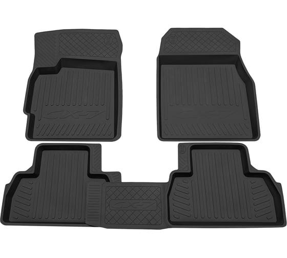 Салонный резиновый коврик REZKON для Mazda CX-7 06-12 черный 1023025100 1