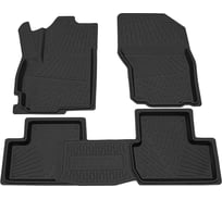 Салонный резиновый коврик REZKON для Mitsubishi ASX 10-Н.В. черный 1024005100