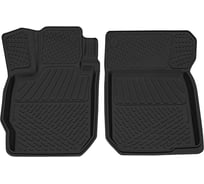 Салонный резиновый коврик REZKON для Nissan Almera ВАЗ 13-18 передний ряд сидений, черный 1525005200