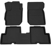 Салонный резиновый коврик REZKON для Nissan Almera ВАЗ 13-18 черный 1025005200