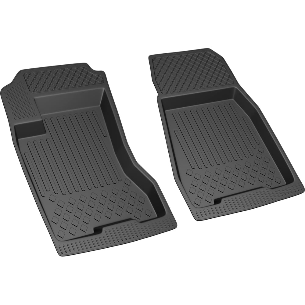 Салонный резиновый коврик REZKON для Nissan X-Trail 07-15 передний ряд ...