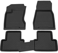 Салонный резиновый коврик REZKON для Nissan X-Trail 07-15 черный 1025035100