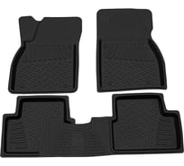 Салонный резиновый коврик REZKON для Opel Insignia 08-15 черный 1026020100