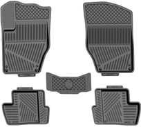 Салонный резиновый коврик REZKON для Peugeot 308 08-13 черный 1027020100