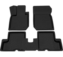 Салонный резиновый коврик REZKON для Renault Duster 4x2 12-21 черный 1029005100