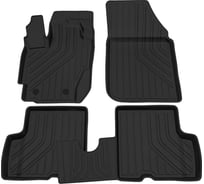 Салонный резиновый коврик REZKON для Renault Duster 4x4 15-21 Ser.S черный 1029050350