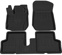 Салонный резиновый коврик REZKON для Renault Kaptur 16-20 черный 1029035100