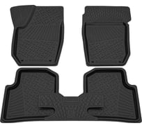 Салонный резиновый коврик REZKON для Skoda Fabia 07-14 черный 1030005100