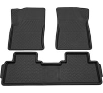 Салонный резиновый коврик REZKON черный для Ssang Yong Actyon 11-Н.В. 1031005100