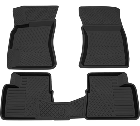 Салонный резиновый коврик REZKON черный для Subaru Forester 08-13 1032005100