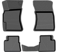 Салонный резиновый коврик REZKON черный для Subaru Impreza 07-11 1032010100