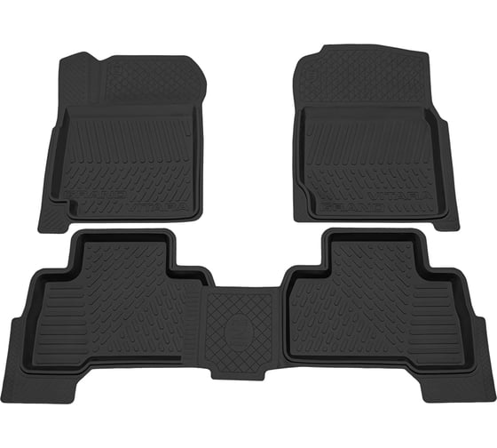 Салонный резиновый коврик REZKON черный для Suzuki Grand Vitara 05-16 1033005100