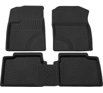 Салонный резиновый коврик REZKON черный для Toyota Avensis 09-15 1034005100