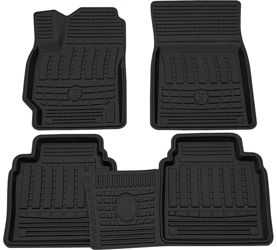 Салонный резиновый коврик REZKON черный для Toyota Camry 11-18 1034010200 1