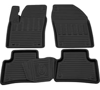 Салонный резиновый коврик REZKON черный для Toyota C-HR 18-Н.В. 1034050100