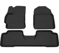 Салонный резиновый коврик REZKON черный для Toyota Corolla 07-13 1034015100