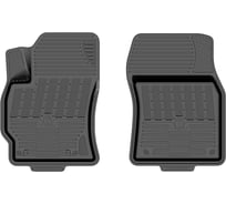 Салонный резиновый коврик REZKON черный для Toyota Corolla 13-19 передний ряд сидений 1534015200