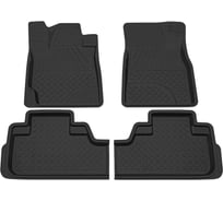 Салонный резиновый коврик REZKON черный для Toyota Highlander 10-14 1034020200