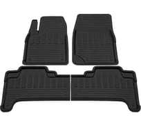 Салонный резиновый коврик REZKON черный для Toyota Land Cruiser 100 98-07 1034025200