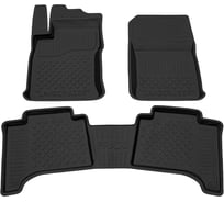 Салонный резиновый коврик REZKON черный для Toyota Land Cruiser Prado 120 02-09 1034030100