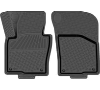 Салонный резиновый коврик REZKON черный для Volkswagen Jetta 11-20 передний ряд сидений 1535010100