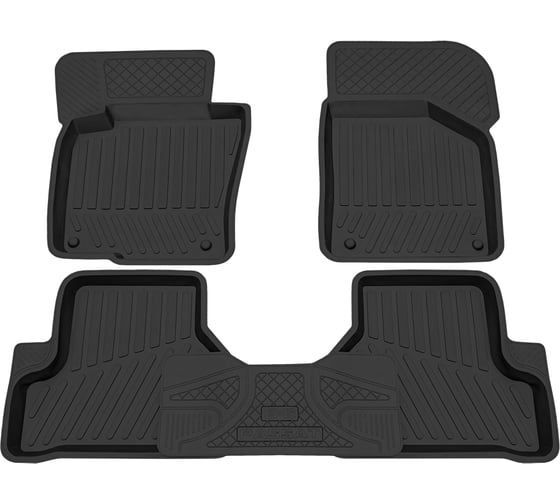 Салонный резиновый коврик REZKON черный для Volkswagen Passat B6 05-10 1035015100 1