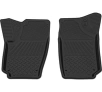 Салонный резиновый коврик REZKON черный для Volkswagen Polo 09-20 передний ряд сидений 1535020100