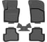 Салонный резиновый коврик REZKON черный для Volkswagen Jetta 11-20 1035010100 1
