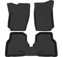 Салонный резиновый коврик REZKON черный для Volkswagen Polo 09-20 1035020100