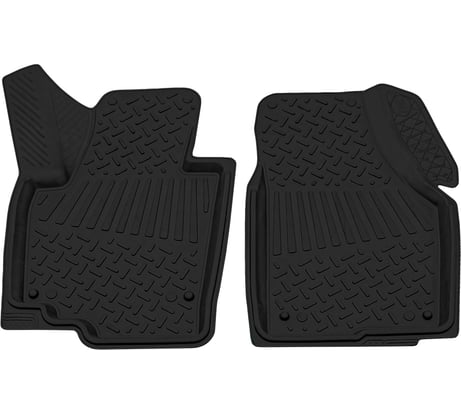 Салонный резиновый коврик REZKON черный для Volkswagen Tiguan 07-17 передний ряд сидений 1535025100