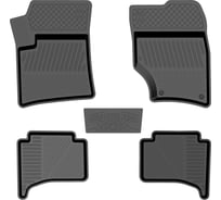 Салонный резиновый коврик REZKON черный для Volkswagen Touareg 02-10 1035030100