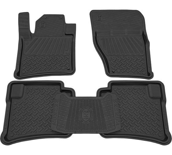 Салонный резиновый коврик REZKON черный для Volkswagen Touareg 10-18 1035030200 1