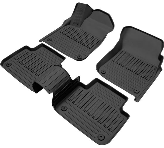 Салонный резиновый коврик REZKON черный для Volkswagen Touareg 18-Н.В. Ser.S 1035030300 1