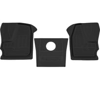 Салонный резиновый коврик REZKON черный для Газон Next 14-20 передний ряд сидений 1040010100