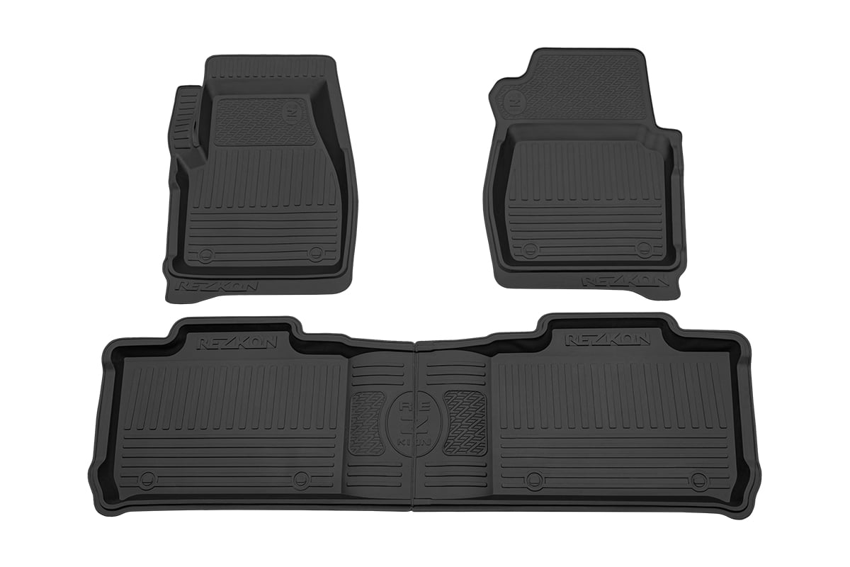 Салонный резиновый коврик REZKON черный для УАЗ Патриот 15-Н.В. Comfort ...