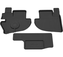 Салонный резиновый коврик REZKON черный для УАЗ Фургон Буханка 1041015100