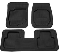 Салонный резиновый универсальный коврик REZKON черный для Versa Super 1038015200